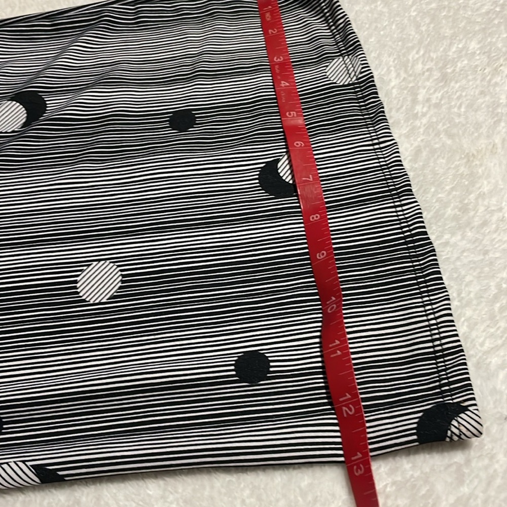 Love Ryan Black & White Polka Dot Striped Wide Leg Pants - Picture 8 of 10